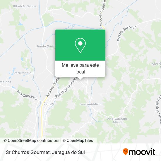 Sr Churros Gourmet mapa
