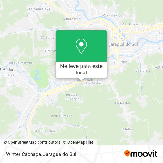 Winter Cachaça mapa
