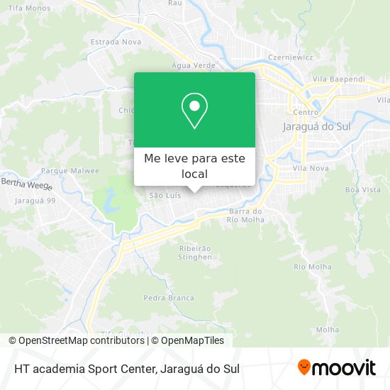 HT academia Sport Center mapa