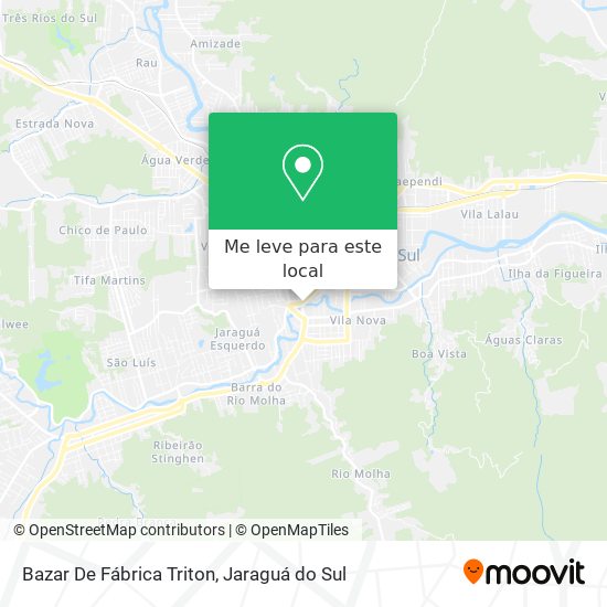 Bazar De Fábrica Triton mapa