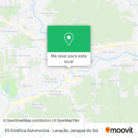 Eli Estética Automotiva - Lavação mapa