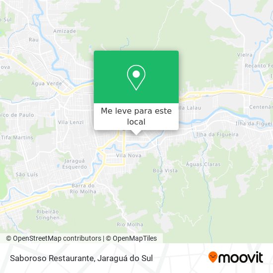 Saboroso Restaurante mapa