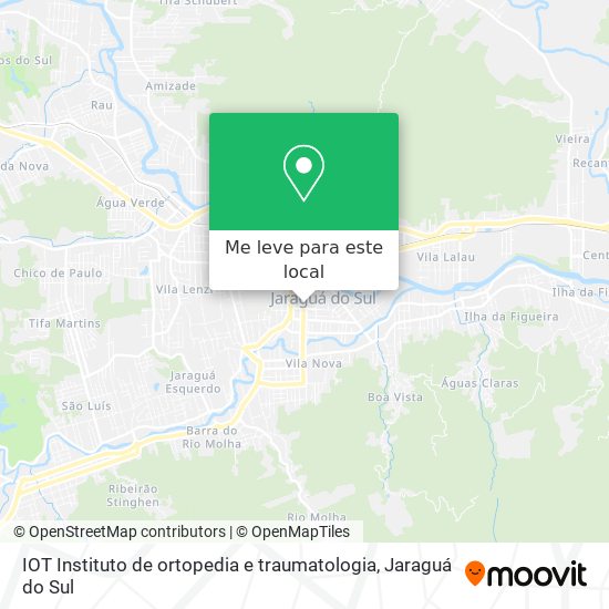 IOT Instituto de ortopedia e traumatologia mapa