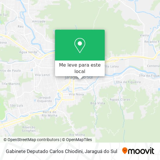 Gabinete Deputado Carlos Chiodini mapa