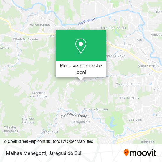 Malhas Menegotti mapa