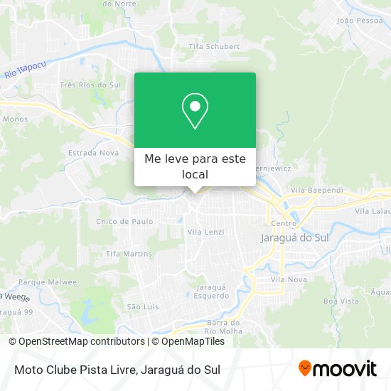 Moto Clube Pista Livre mapa