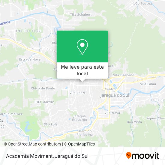 Academia Moviment mapa