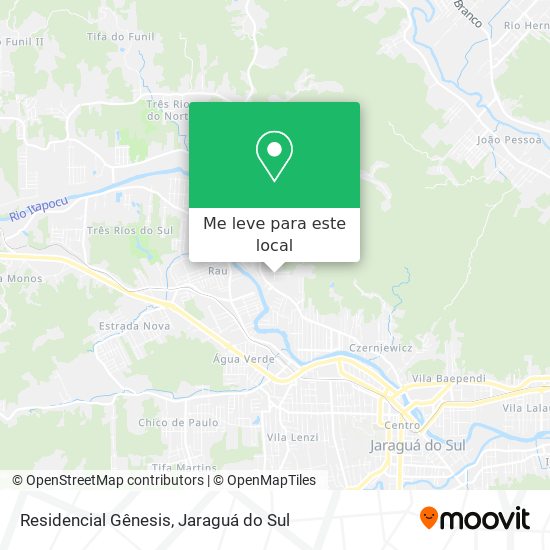 Residencial Gênesis mapa