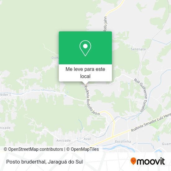 Posto bruderthal mapa