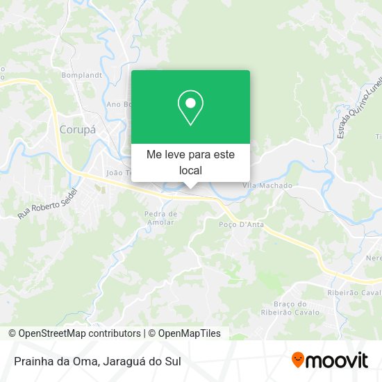 Prainha da Oma mapa