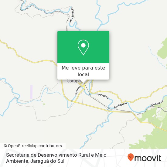 Secretaria de Desenvolvimento Rural e Meio Ambiente mapa