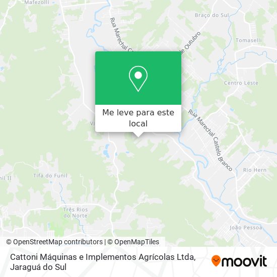 Cattoni Máquinas e Implementos Agrícolas Ltda mapa