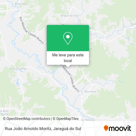 Rua João Arnoldo Moritz mapa