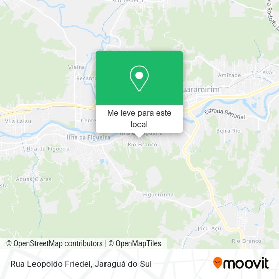 Rua Leopoldo Friedel mapa