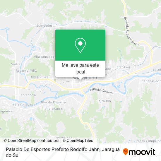 Palacio De Esportes Prefeito Rodolfo Jahn mapa