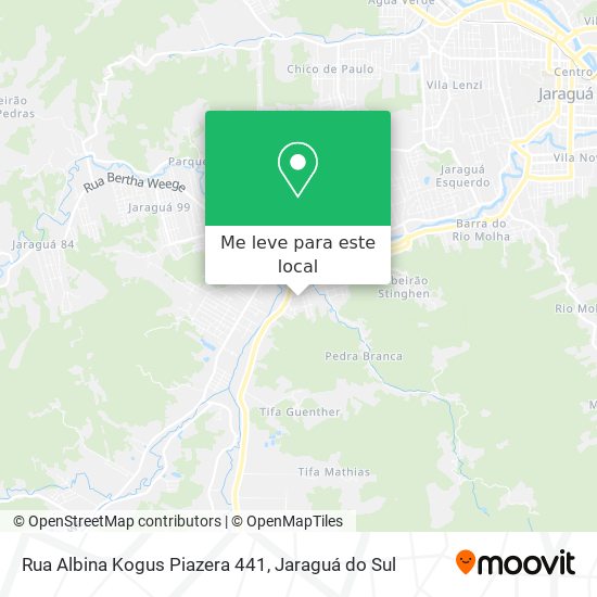 Rua Albina Kogus Piazera 441 mapa
