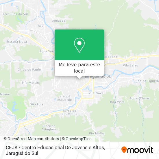 CEJA - Centro Educacional De Jovens e Altos mapa
