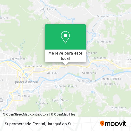 Supermercado Frontal mapa