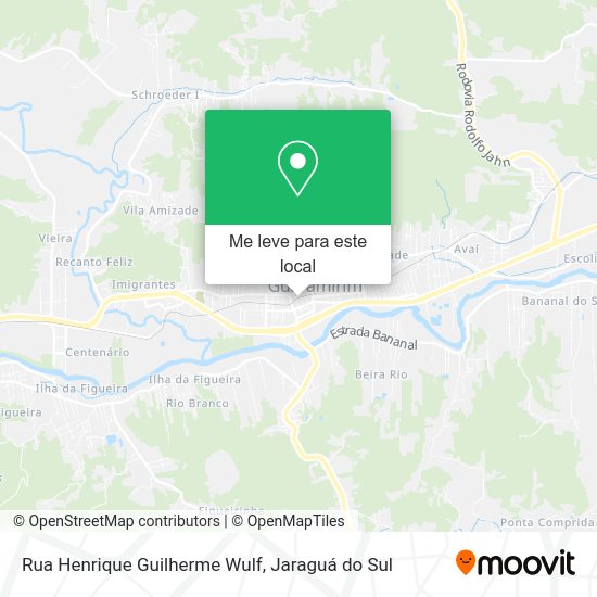 Rua Henrique Guilherme Wulf mapa