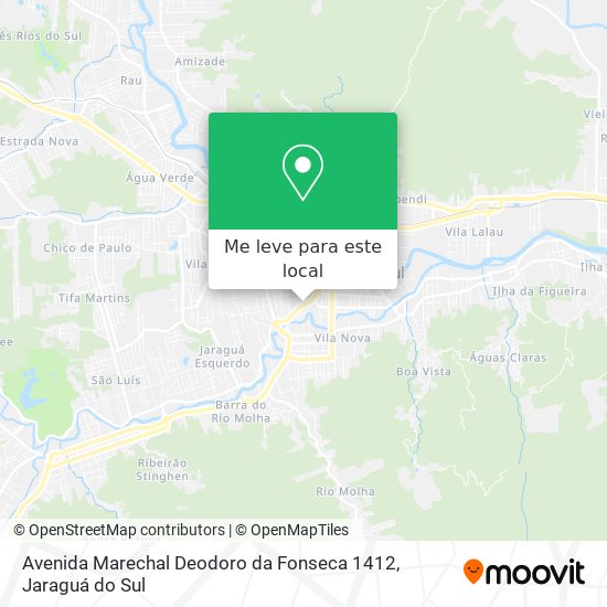 Avenida Marechal Deodoro da Fonseca 1412 mapa
