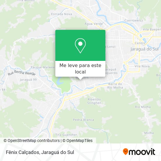 Fênix Calçados mapa