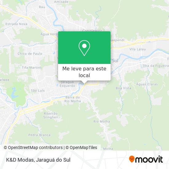 K&D Modas mapa