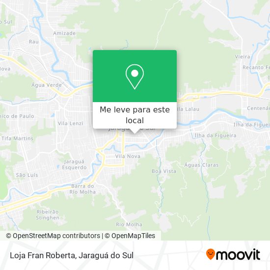 Loja Fran Roberta mapa