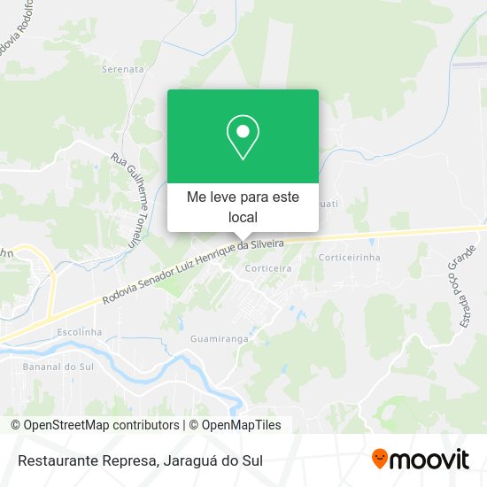 Restaurante Represa mapa
