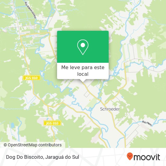 Dog Do Biscoito mapa
