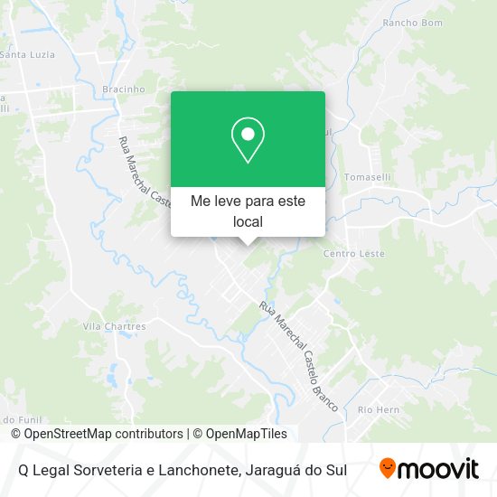 Q Legal Sorveteria e Lanchonete mapa