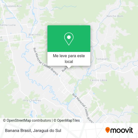 Banana Brasil mapa