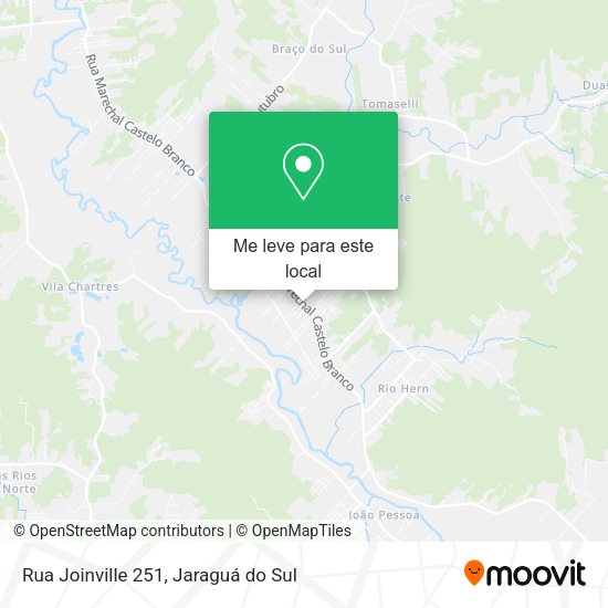 Rua Joinville 251 mapa