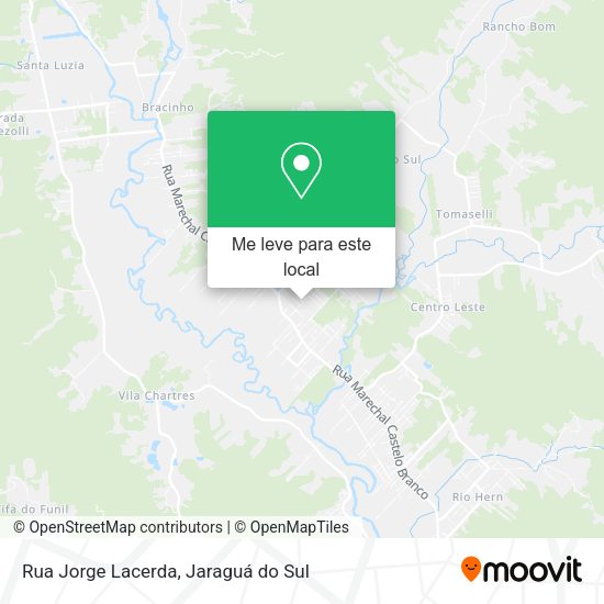 Rua Jorge Lacerda mapa