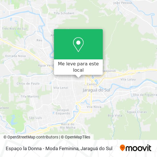 Espaço la Donna - Moda Feminina mapa