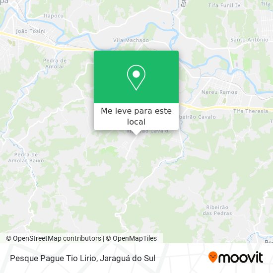 Pesque Pague Tio Lirio mapa