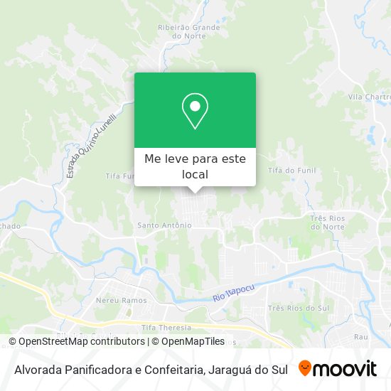 Alvorada Panificadora e Confeitaria mapa