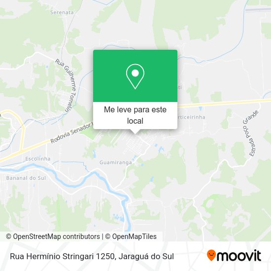 Rua Hermínio Stringari 1250 mapa