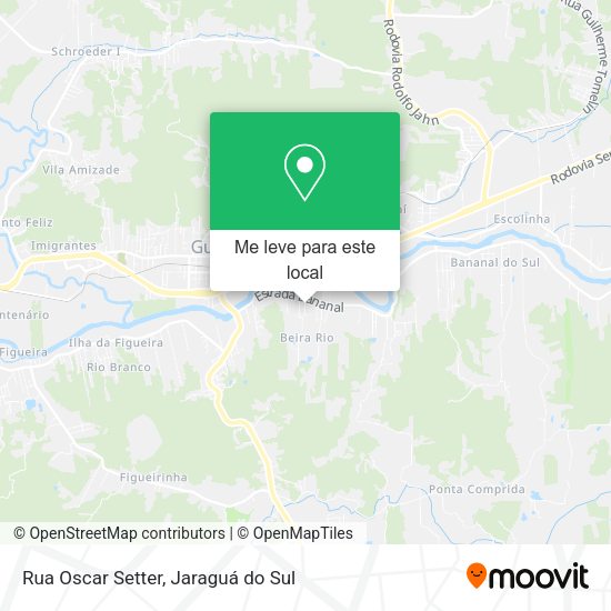 Rua Oscar Setter mapa
