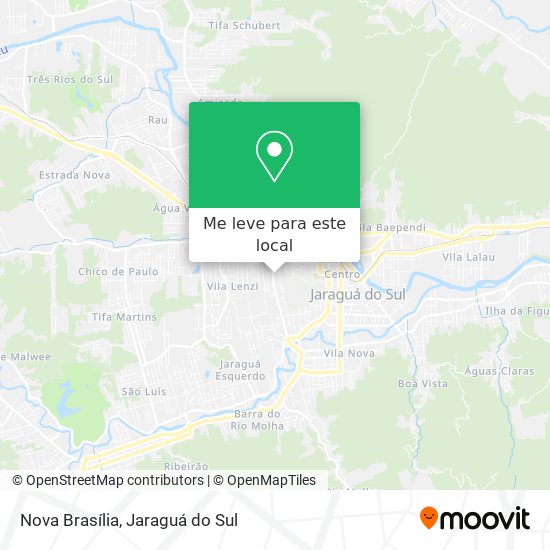 Nova Brasília mapa