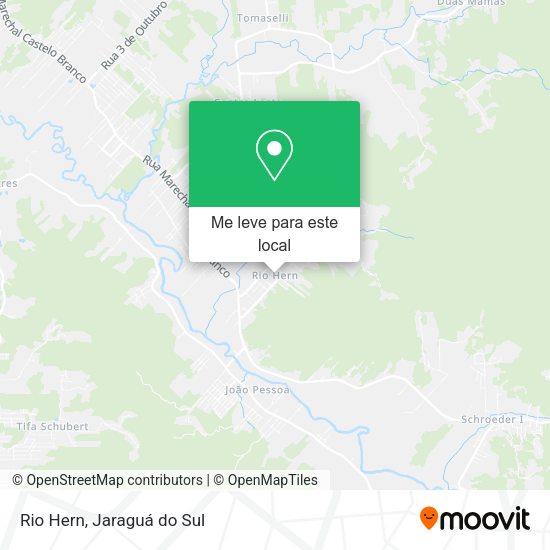 Rio Hern mapa