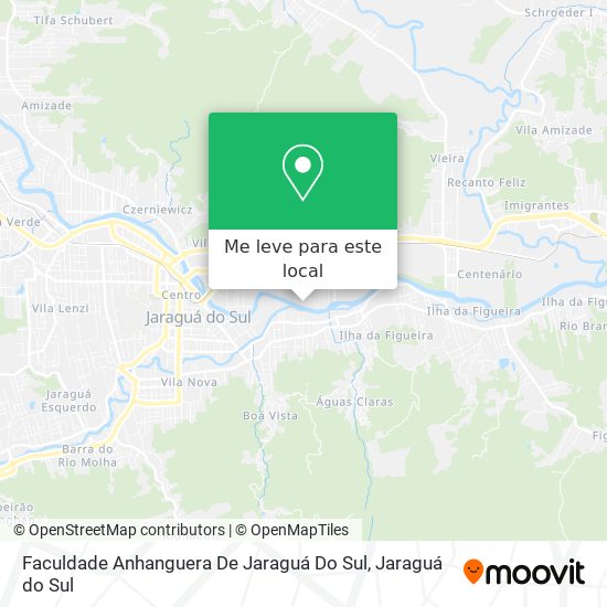 Faculdade Anhanguera De Jaraguá Do Sul mapa