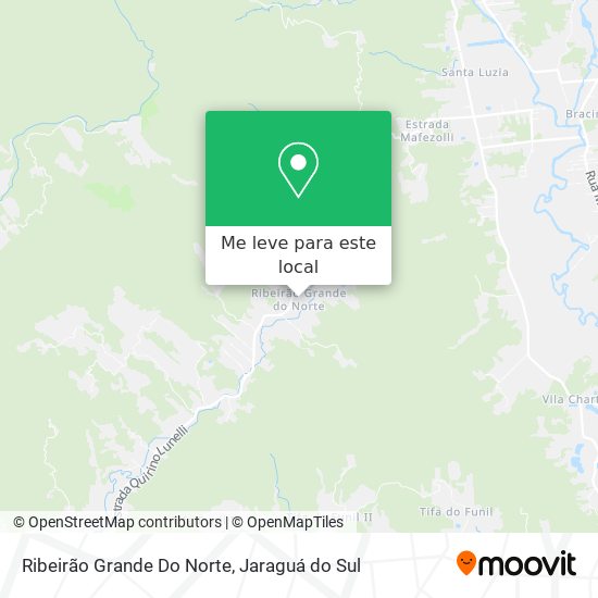 Ribeirão Grande Do Norte mapa