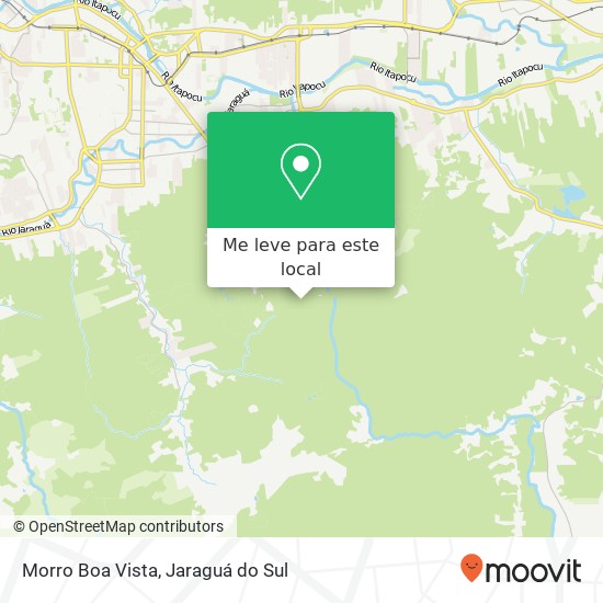 Morro Boa Vista mapa