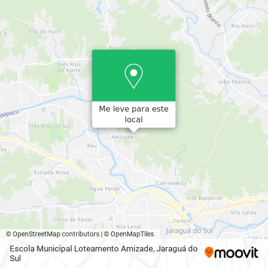 Escola Municipal Loteamento Amizade mapa