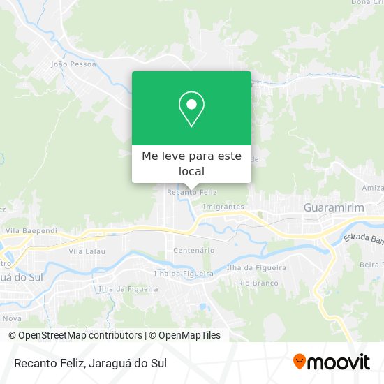 Recanto Feliz mapa