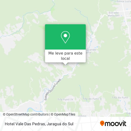 Hotel Vale Das Pedras mapa