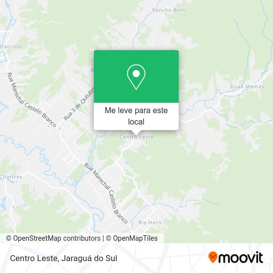 Centro Leste mapa