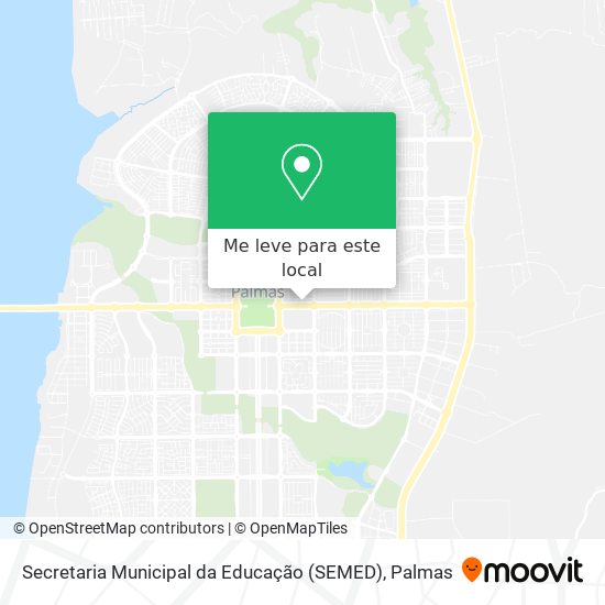 Secretaria Municipal da Educação (SEMED) mapa
