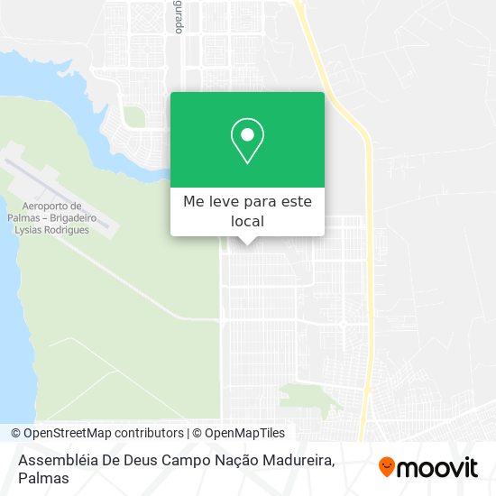 Assembléia De Deus Campo Nação Madureira mapa