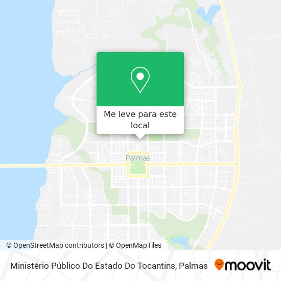 Ministério Público Do Estado Do Tocantins mapa
